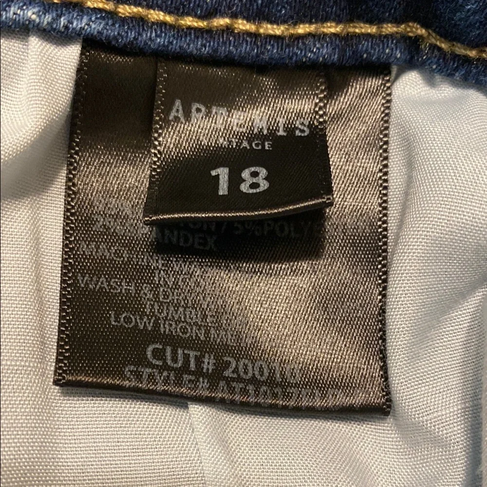 Artemis Design Co. Blue Flare Jeans - Picture 3 of 4